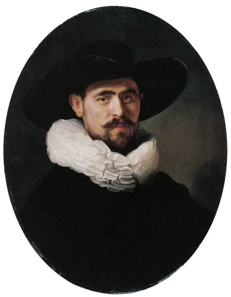 Rembrandt - Portrait of a Bearded Man, Possibly Pieter Sijen
