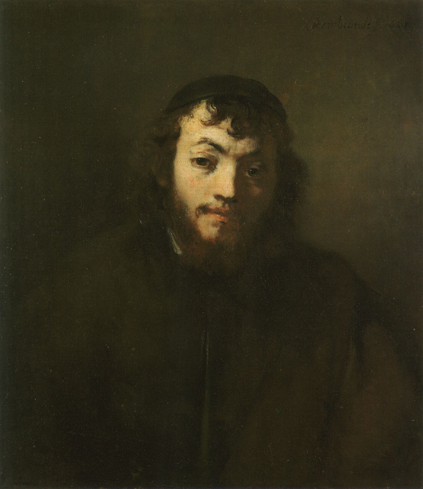 Rembrandt - Bust of a Young Jew