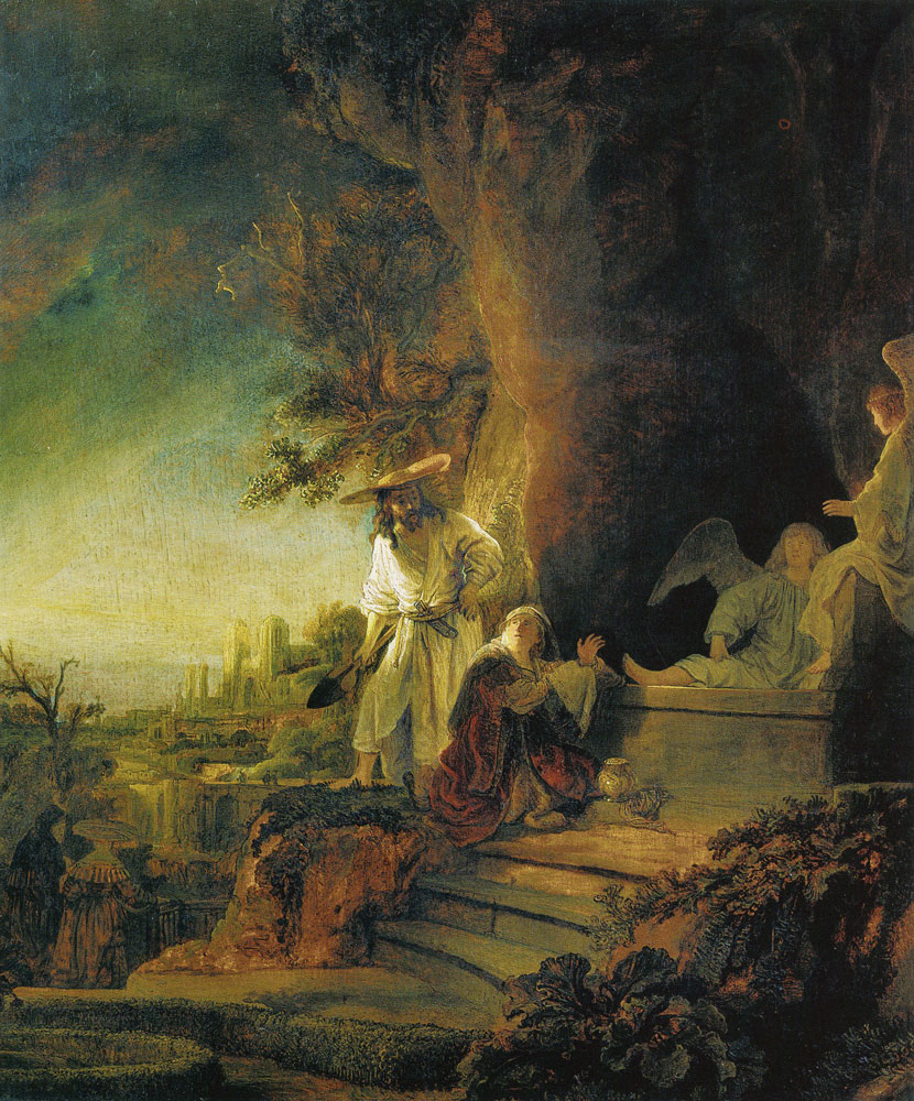 Rembrandt - Christ as Gardener Appearing to the Magdalene