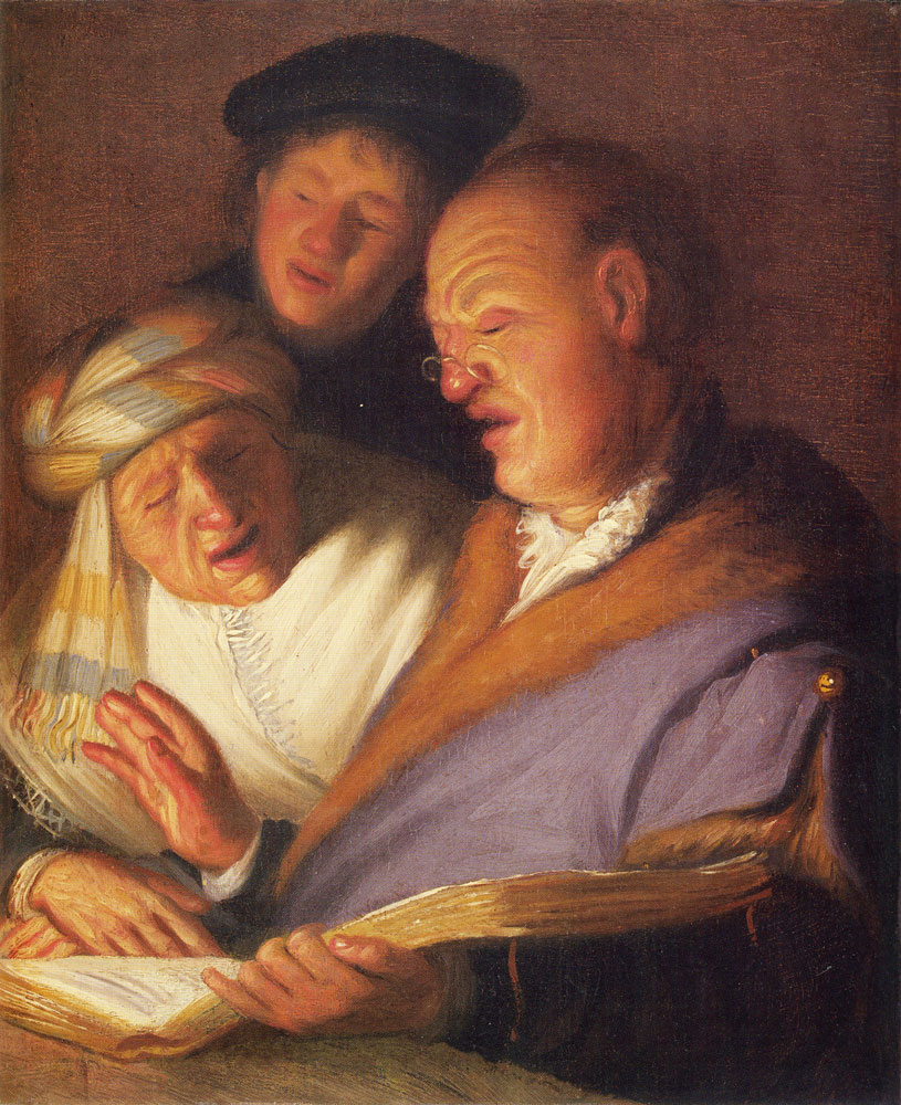 Rembrandt - The Three Singers (Hearing)