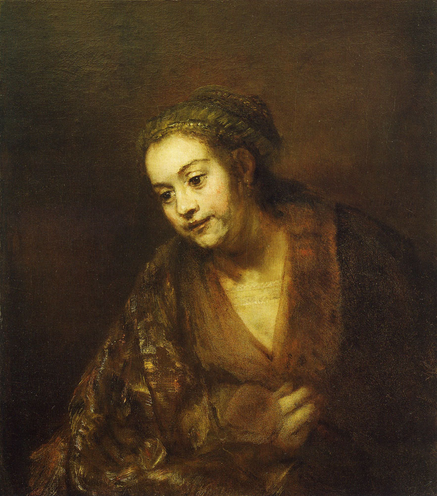 Rembrandt - Portrait of a Woman (Hendrickje Stoffels?)