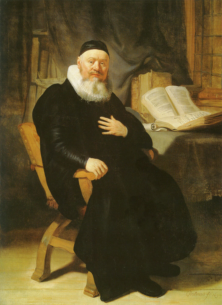 Rembrandt - Portrait of the Reformed Minister Johannes Elison