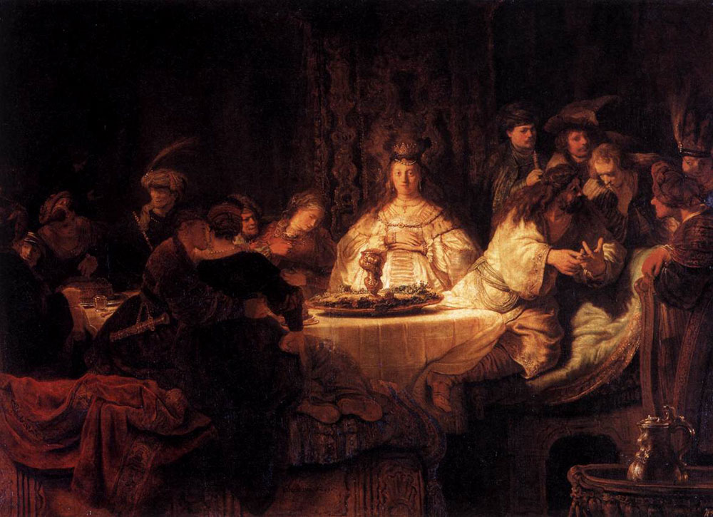 Rembrandt - The marriage of Samson