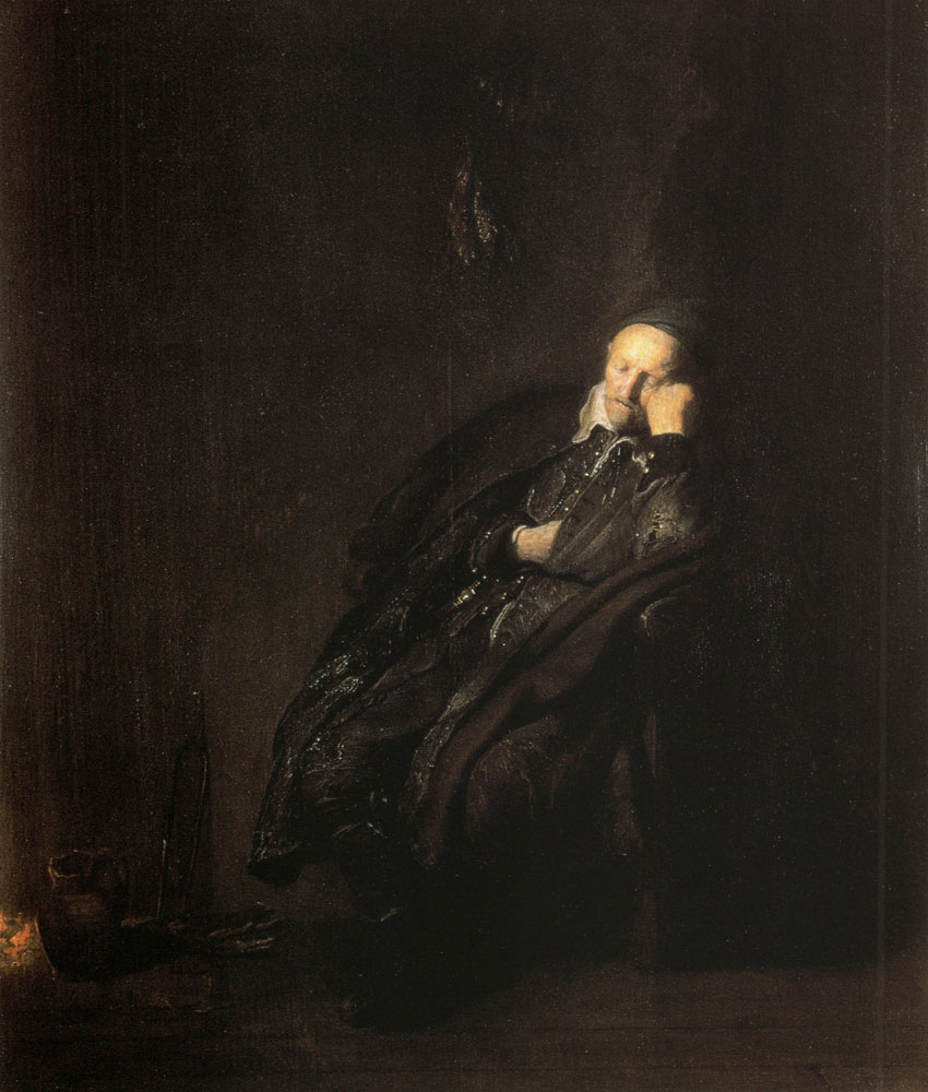 Rembrandt - Old Man Asleep