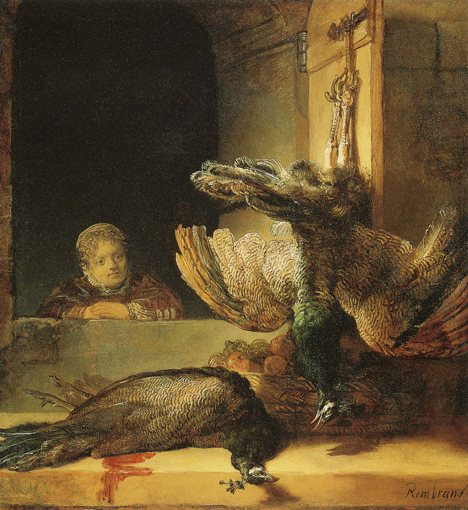 Rembrandt - Still Life with Peacocks