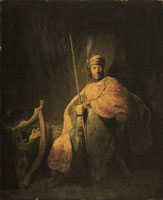 Rembrandt David Playing the Harp to Saul