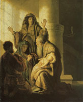Rembrandt Simeon in the Temple