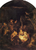 Rembrandt The Adoration of the Shepherds