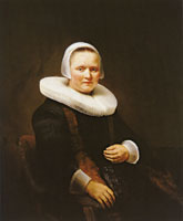 Rembrandt Portrait of Anna Wijmer