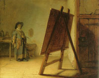 Rembrandt The Artist in His Studio