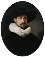 Rembrandt Portrait of a Bearded Man, Possibly Pieter Sijen