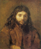 Rembrandt Bust of Christ