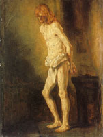 Attributed to Rembrandt Christ at the Column