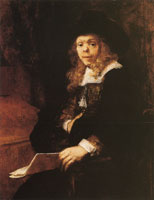 Rembrandt Portrait of Gerard de Lairesse