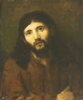 Attributed to Rembrandt Head of Christ