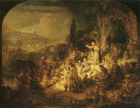 Rembrandt - John the Baptist Preaching