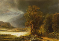 Rembrandt Landscape with the Good Samaritan
