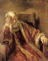 Rembrandt An Old Man in an Armchair
