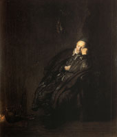 Rembrandt Old Man Asleep