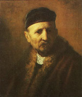 Rembrandt Bust of an old man in a cap
