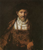 Rembrandt Old Man Seated