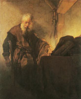 Rembrandt St. Paul at His Writing Desk