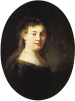 Rembrandt Bust of a Young Woman