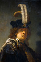 Rembrandt (and workshop?) Self-portrait