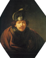 Rembrandt Self Portrait with Helmet