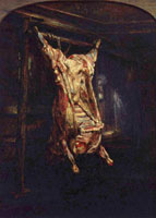 Rembrandt A slaughtered ox