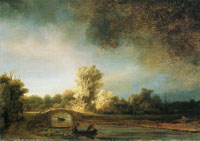 Rembrandt The Stone Bridge