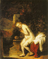 Rembrandt Susanna at the Bath