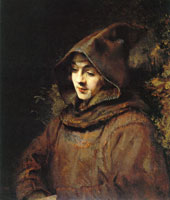 Rembrandt Titus as a Monk