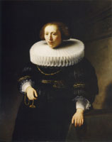 Rembrandt Portrait of a Woman, probably Johanna van Merwede van Clootwijk