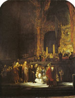 Rembrandt The woman taken in adultery