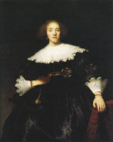 Rembrandt Portrait of a Woman in an Armchair