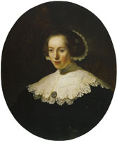 Rembrandt and workshop Portrait of a Woman