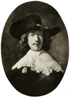 Rembrandt Portrait of a young bachelor
