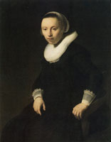 Rembrandt - Portrait of a Young Woman Seated