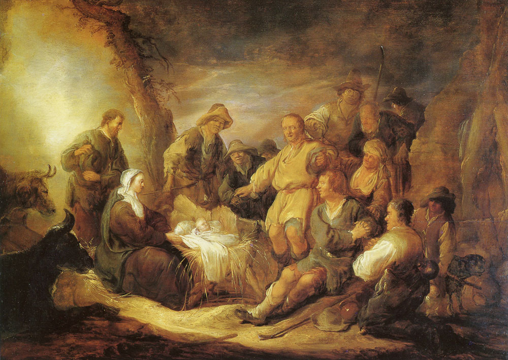Benjamin Cuyp - The adoration of the shepherds