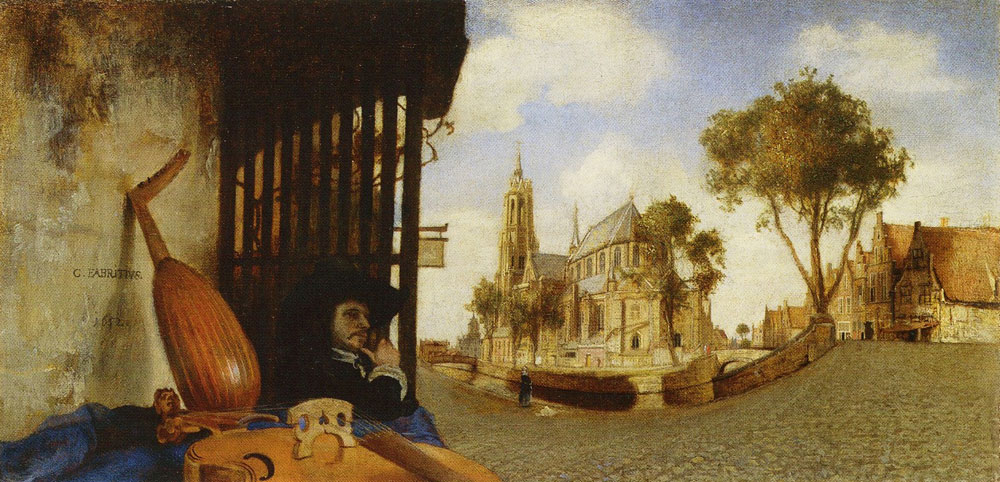Carel Fabritius - View in Delft