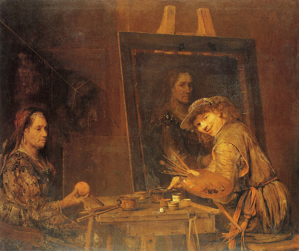 Aert de Gelder - The Artist as Zeuxis, Painting an Old Woman