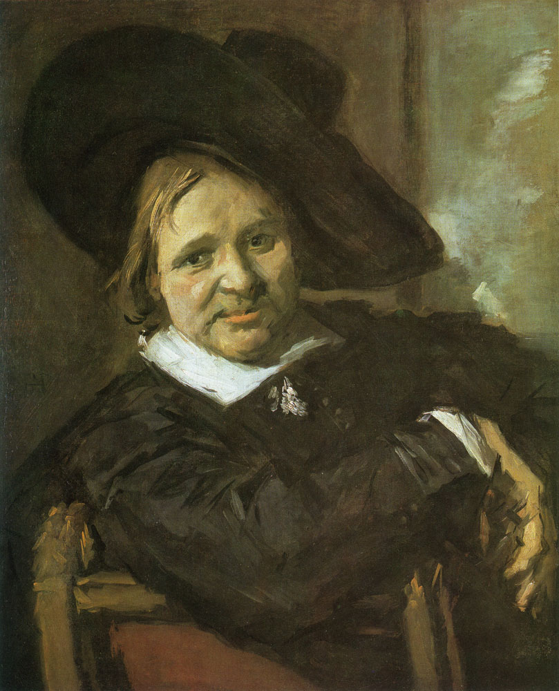 Frans Hals - Portrait of a man with a large hat