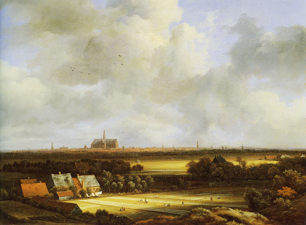 Jacob van Ruisdael - View of Haarlem with Bleaching Grounds