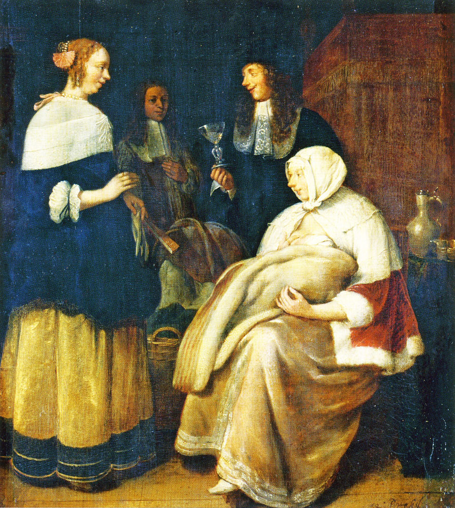 Quiringh Gerritsz. van Brekelkam - The Maternity Visit