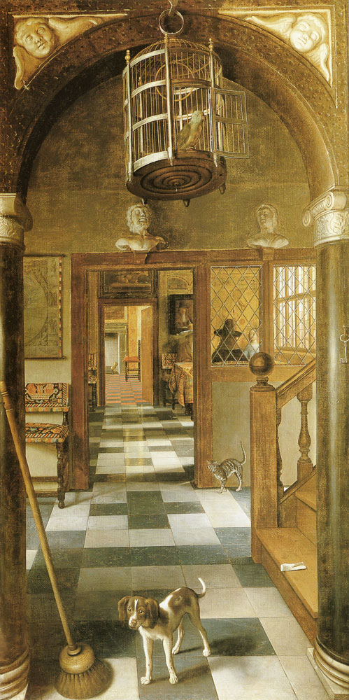 Samuel van Hoogstraten - View of a corridor