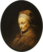 Gerard Dou Rembrandt's Mother