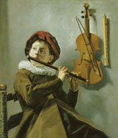 Judith Leyster Young Flute Player