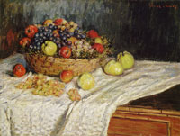 Claude Monet Apples and Grapes