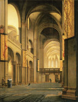 Pieter Saenredam Nave and choir of the Mariakerk, Utrecht